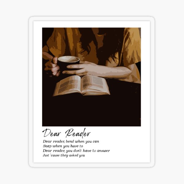 Item preview, Dear Reader - Taylor Swift designed and sold by nd-creates.