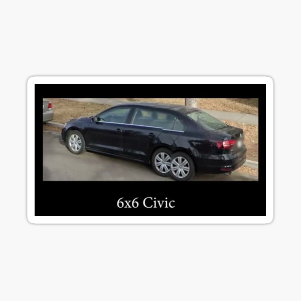 Item preview, 6x6 civic designed and sold by Shop4Gamers.