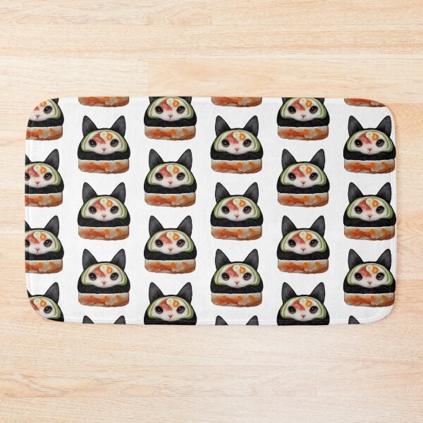 Item preview, Cat Rice Sushi Roll designed and sold by Paint-of-Heart.