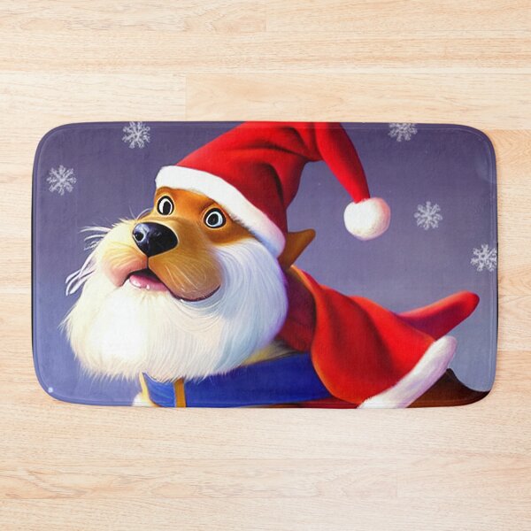 Item preview, Surprised Christmas Dog designed and sold by LuliandFriends.