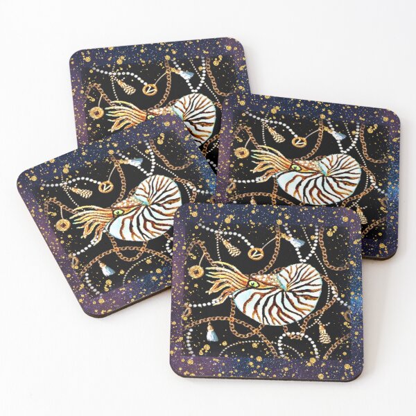 Item preview, Nautilus golden trinkets  designed and sold by lindosilks.