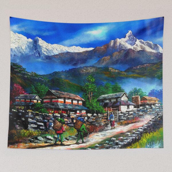 Item preview, Panoramic View Of Everest Mountain designed and sold by Whimsy Art.