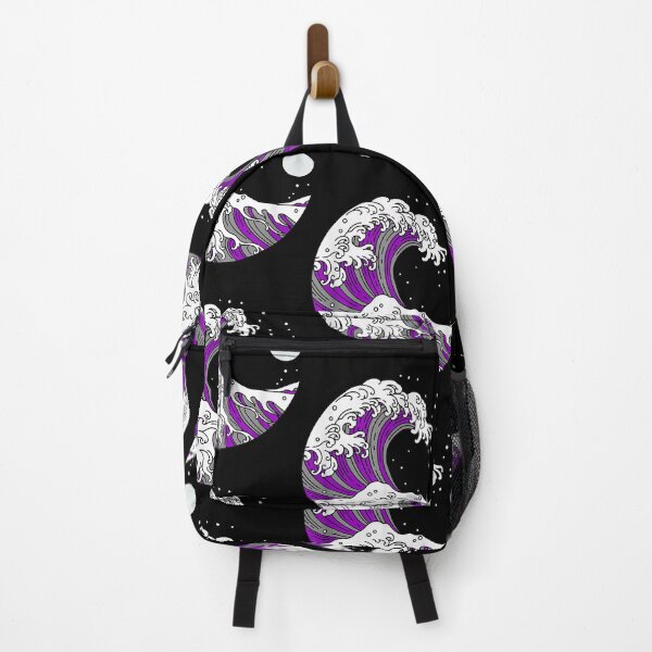Item preview, Asexual pride japanese wave, lgbtq ace flag, lgbt asexuality designed and sold by MarkMille76.