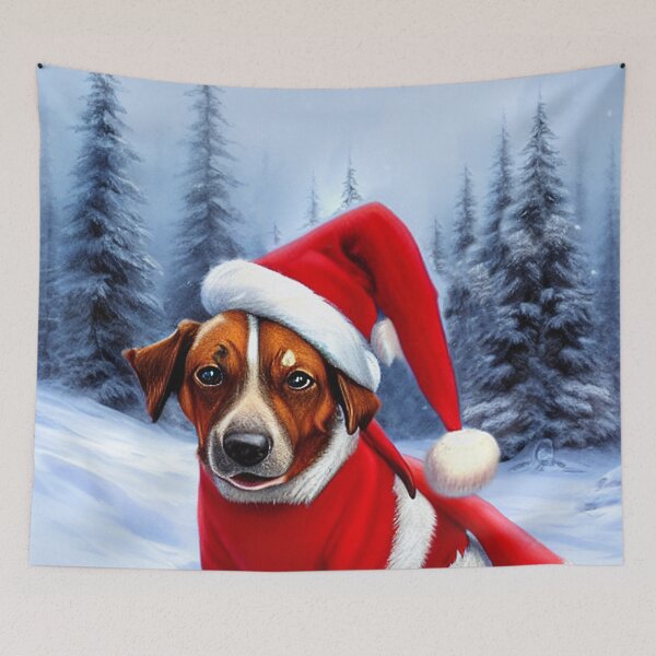 Item preview, Tiny Christmas Dog designed and sold by LuliandFriends.