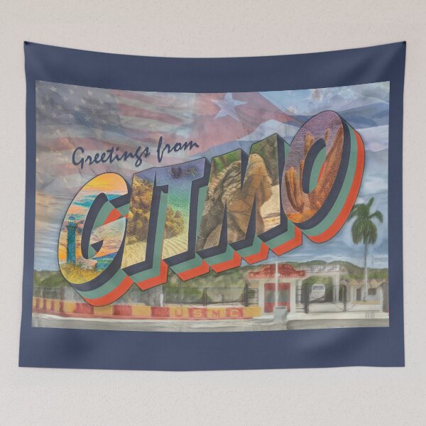 Item preview, Greetings from GITMO postcard - The Naval Base at Guantanamo Bay, Cuba is unique and postcard worthy! designed and sold by BBTravels.