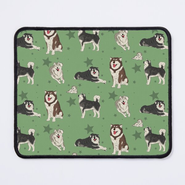 Item preview, Alaskan Malamute Pattern Sage designed and sold by Ashley Gagnon.