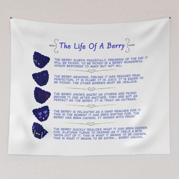 Item preview, The Life Of A Berry designed and sold by blu-razz-roses.