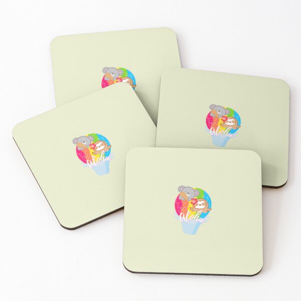 Item preview, Cute Aloha Rainbow Shave Ice  designed and sold by theslothinme.