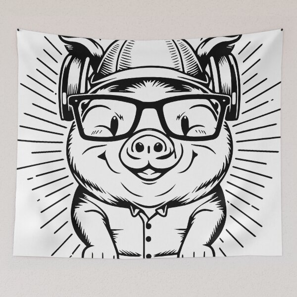 Item preview, creative animal pig designed and sold by DD215.