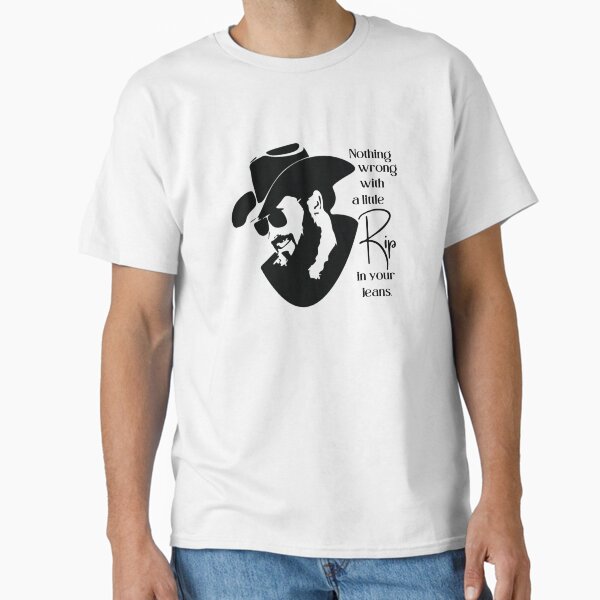 Aperçu de l'œuvre Un peu de déchirure dans ton jean créée et vendue par MyMerch4u.