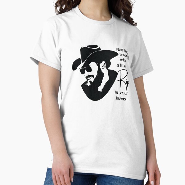 Vista previa del artículo con la obra «Un poco de Rip en tus jeans», diseñado y vendido por MyMerch4u.