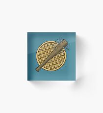 Bloque acrílico Stranger Things Monster Hunter Bat and Eggo