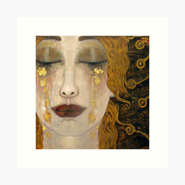 Item preview, Les larmes de Gustav Klimt Freya designed and sold by maniacfitness.