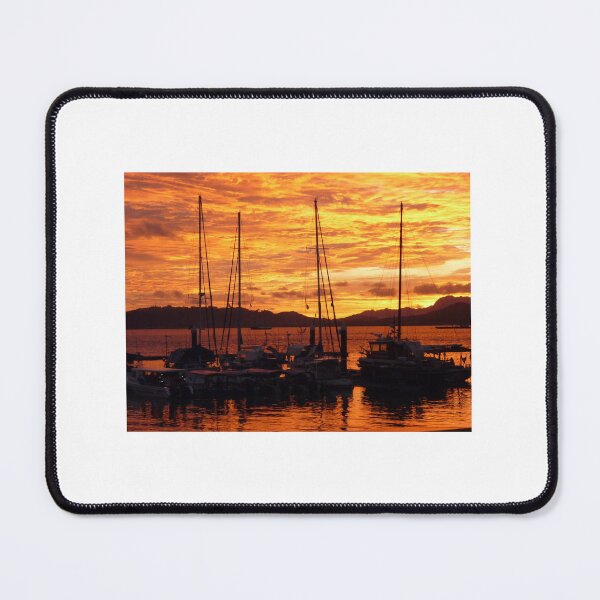 Item preview, Sunset at Langkawi Harbour, Malaysia designed and sold by Angela Gannicott.