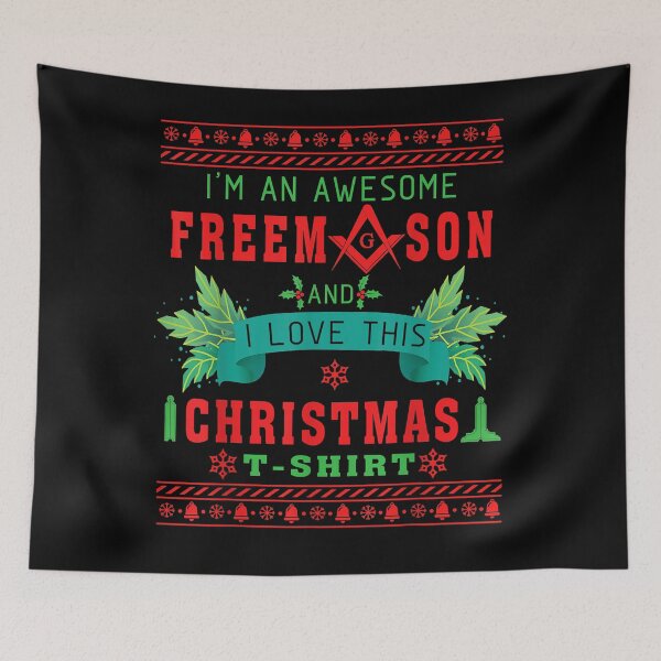 Item preview, Masons i am an awesome freemason and i love this christmas designed and sold by MarkMille76.