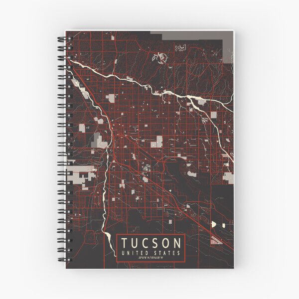 Item preview, Mapa de la ciudad de Tucson de Arizona, Estados Unidos - Vector designed and sold by deMAP.
