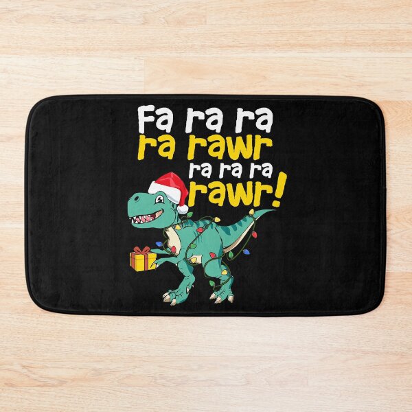 Item preview, Dinosaur Christmas Fa Ra Rawr T Rex Santa Boys Men Xmas designed and sold by QueenOfPrint.