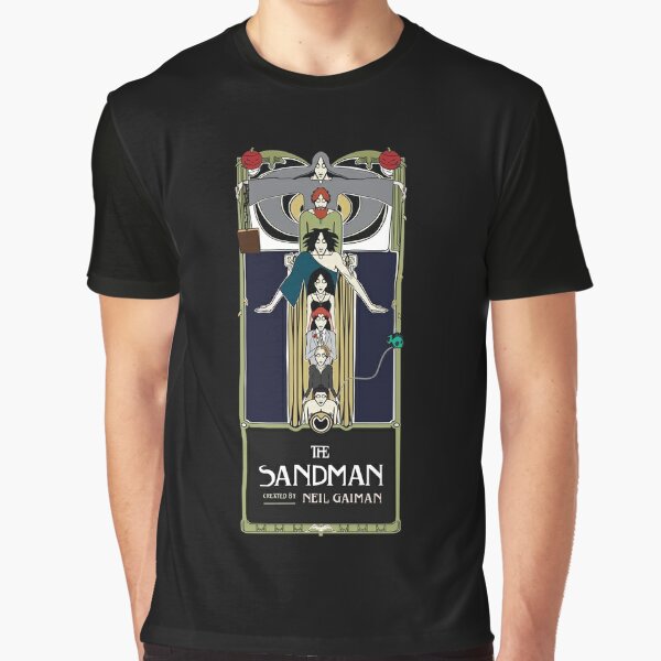 The Sandman Homage, Art Nouveau Glasgow School style Graphic T-Shirt