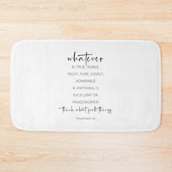 Item preview, Whatever is true, noble, right, pure, lovely, admirable, Philippians 4:8 designed and sold by ArtfulZuzu.
