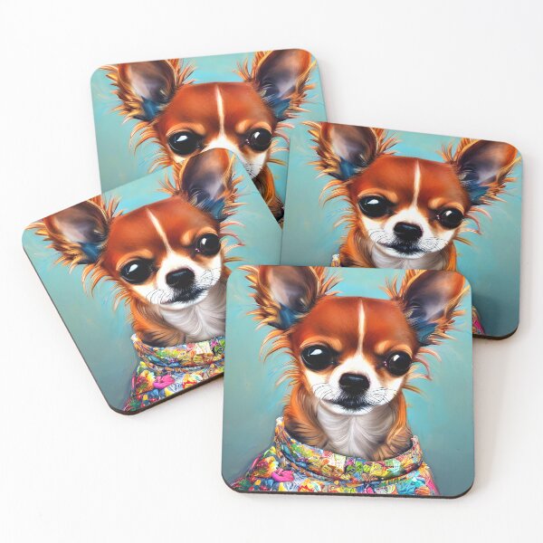 Item preview, Chihuahua colorful art painting dog #32 designed and sold by supeart.