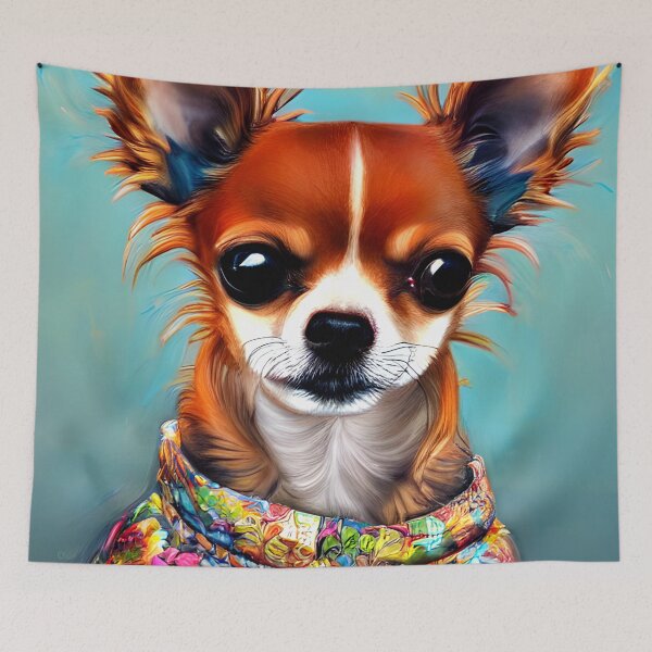 Item preview, Chihuahua colorful art painting dog #32 designed and sold by supeart.