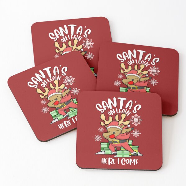 Item preview, Santa's on leave. Here I come. designed and sold by The magic  Yellow bus.