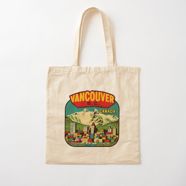 Artikel-Vorschau von Im Stadtzentrum gelegener Vancouver BC Weinlese-Reise-Abziehbild, designt und verkauft von hilda74.