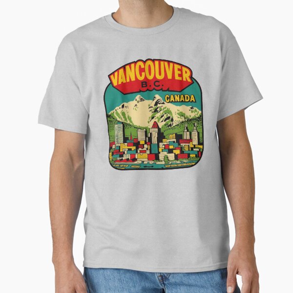 Item preview, Downtown Vancouver BC Vintage Travel Decal designed and sold by hilda74.