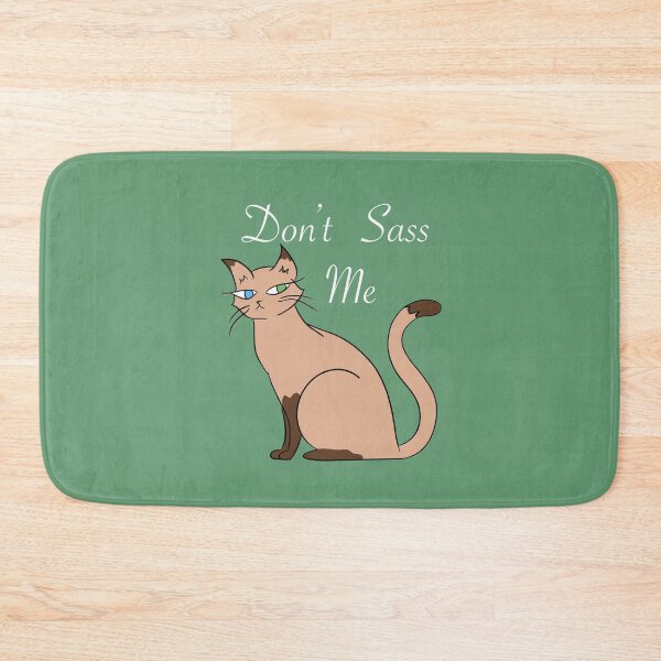 Item preview, Don’t Sass Me Cat- White Font designed and sold by GyngerGarza.