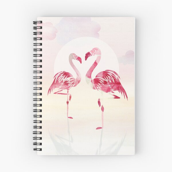 Item preview, Sun Saluting Flamingos designed and sold by Susanne Sachers.