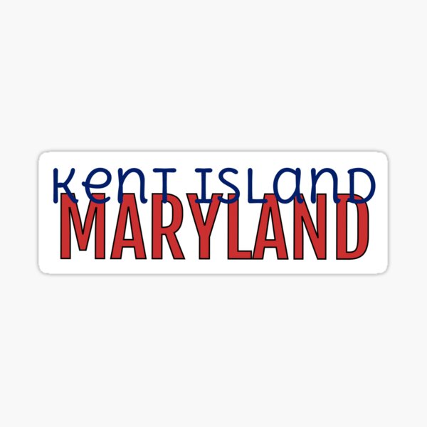 "Kent Island, Maryland 3" Sticker for Sale by juliahumphreys Redbubble