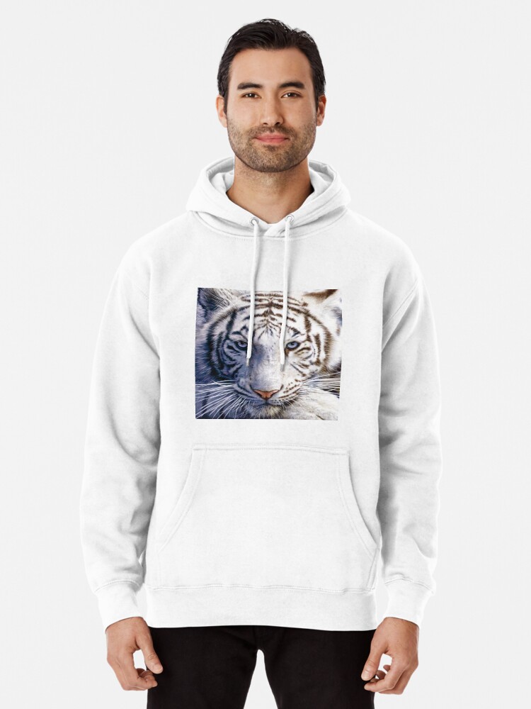 Bengal Tiger white' Men's Hoodie