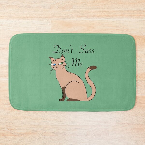 Item preview, Don’t Sass Me Cat- Black Font designed and sold by GyngerGarza.