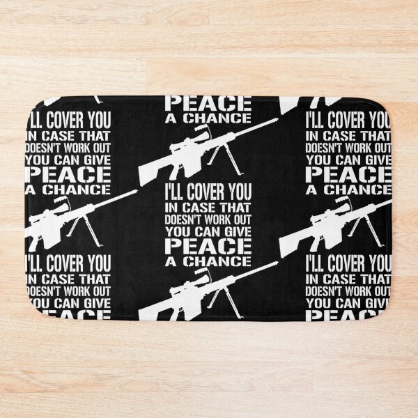 Item preview, Give peace a chance  I'll cover you! designed and sold by aryagiri.