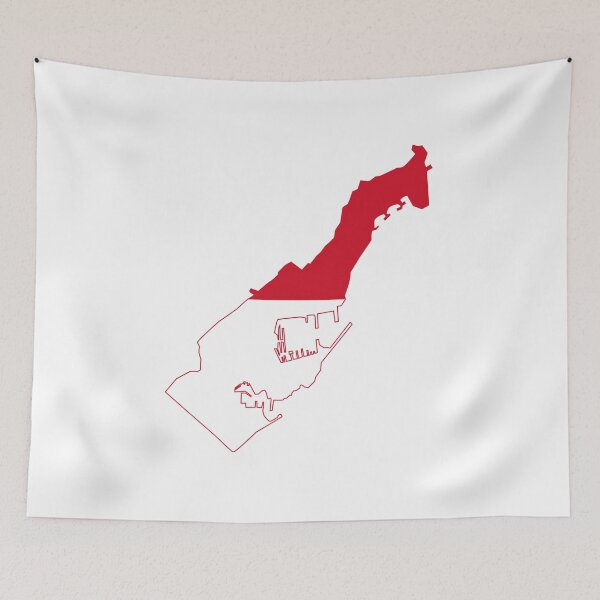 Item preview, Monaco Flag map designed and sold by Deasdw1.