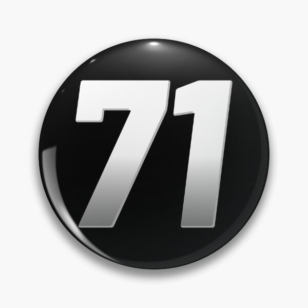 Item preview, Racing Number 71 designed and sold by Denti Kanys ⭐⭐⭐⭐⭐.