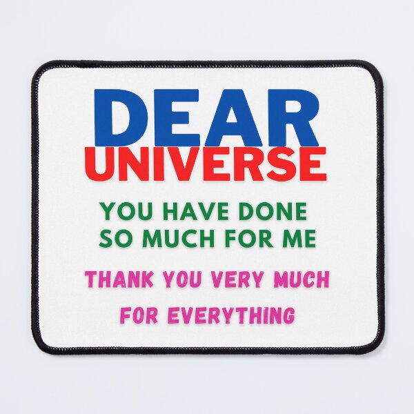 Item preview, Dear universe, Thank you Universe designed and sold by SN-Creations.