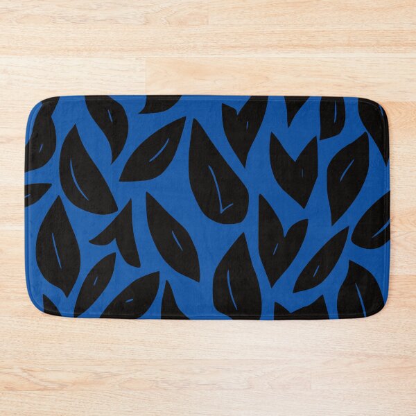 Item preview, Fall Leaves 2, Geometric Design In Black And Royal Blue. designed and sold by I-Desire.