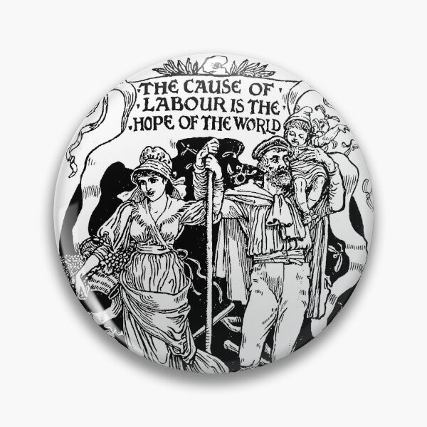 Item preview, The Cause of Labour Is the Hope of the World (1894) by Walter Crane designed and sold by NEVERBOW.