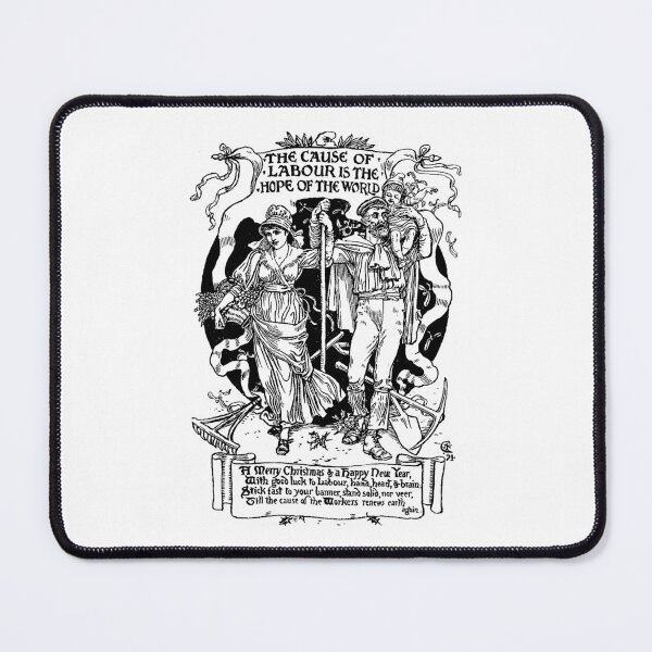 Item preview, The Cause of Labour Is the Hope of the World (1894) by Walter Crane designed and sold by NEVERBOW.