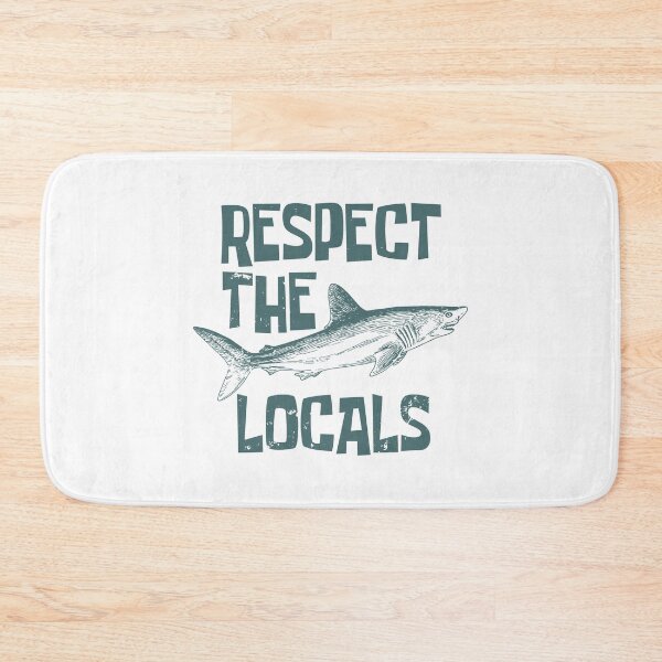 Item preview, VINTAGE RESPECT THE LOCALS SHARKS designed and sold by TonySpencer.