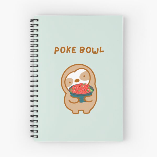 Item preview, Hawaiian Poke Bowl Sloth  designed and sold by theslothinme.