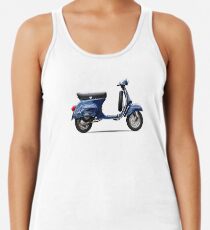 Blue Vespa Primavera ET3 Racerback Tank Top