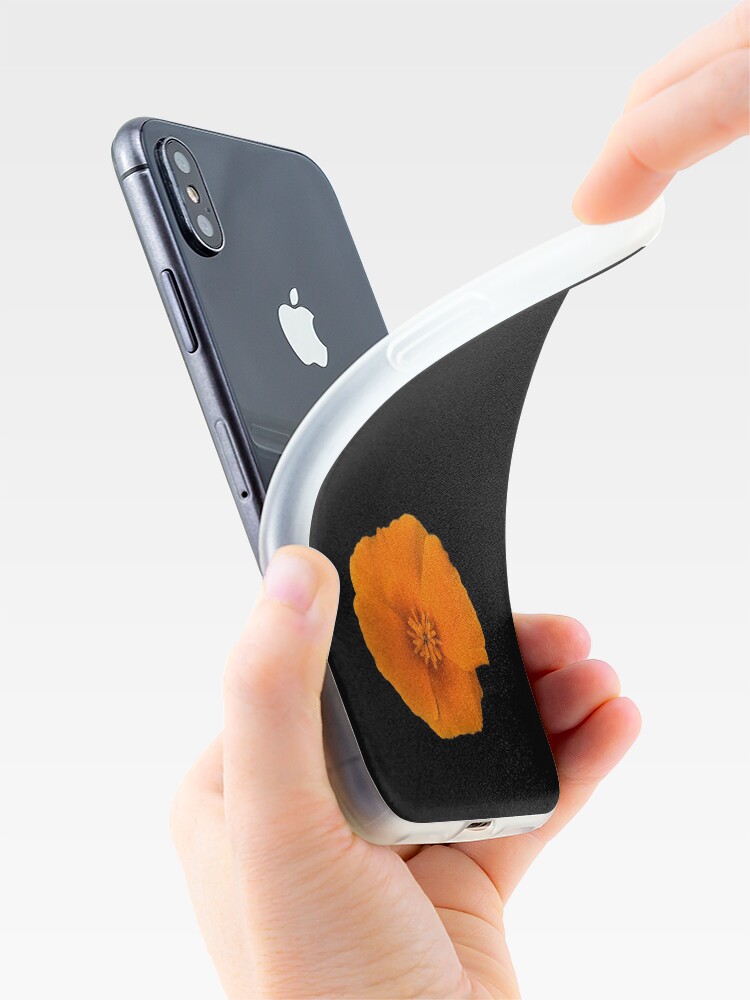 Alternate view of Golden Poppy Flower iPhone Case & Cover