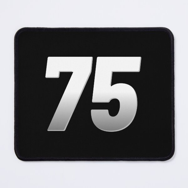 Item preview, Racing Number 75 designed and sold by Denti Kanys ⭐⭐⭐⭐⭐.
