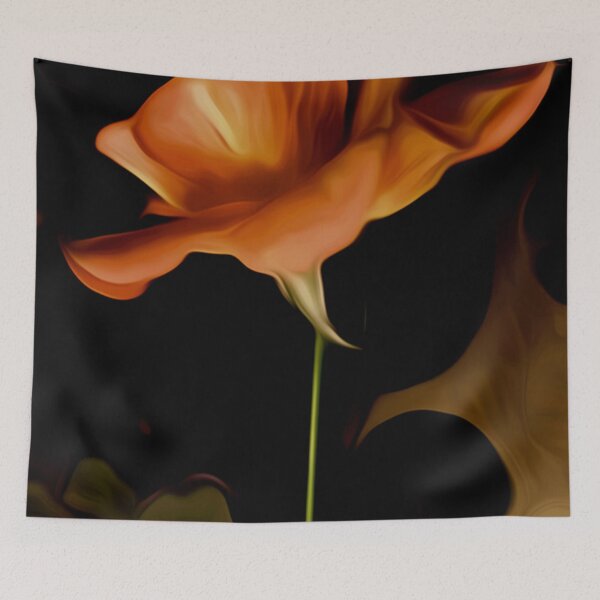 Item preview, Orange Rose at Night designed and sold by fatenanwar.