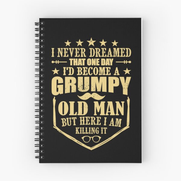 Item preview, Grumpy Oldman here killing it  designed and sold by aryagiri.