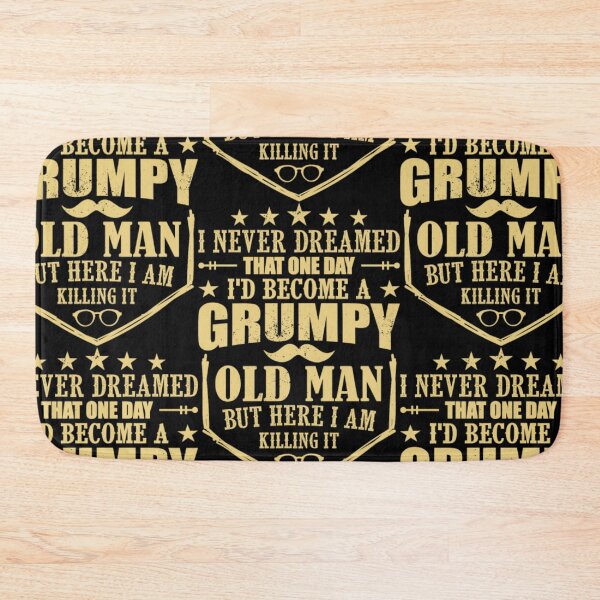 Item preview, Grumpy Oldman here killing it  designed and sold by aryagiri.