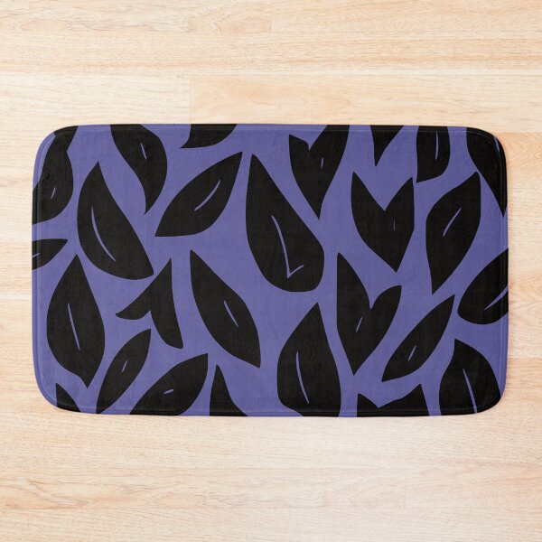 Item preview, Fall Leaves 2, Geometric Design In Black And Lilac. designed and sold by I-Desire.