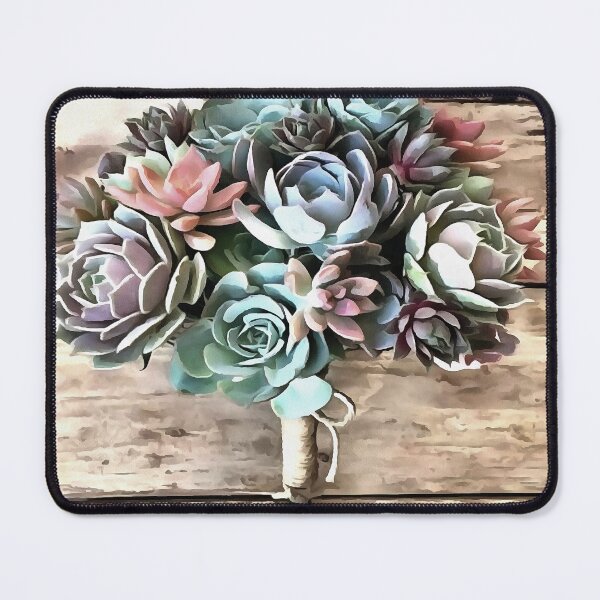 Item preview, Artistic Succulent Bouquet In Pastel Shades designed and sold by taiche.